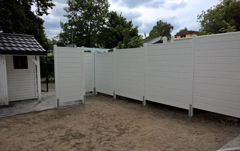 Pvc sichtschutz dekor astfichte im garten