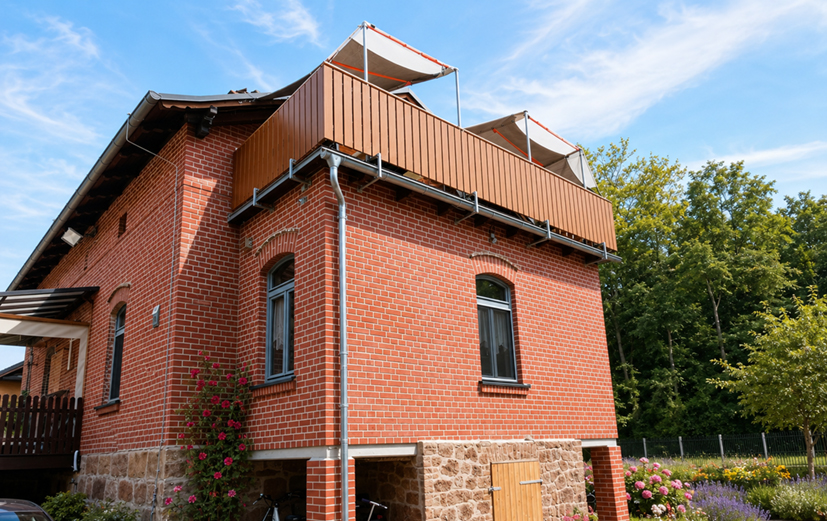 Golden Oak mit klarer Balkonlinie