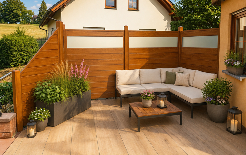 Golden Oak mit hellem Lichtband