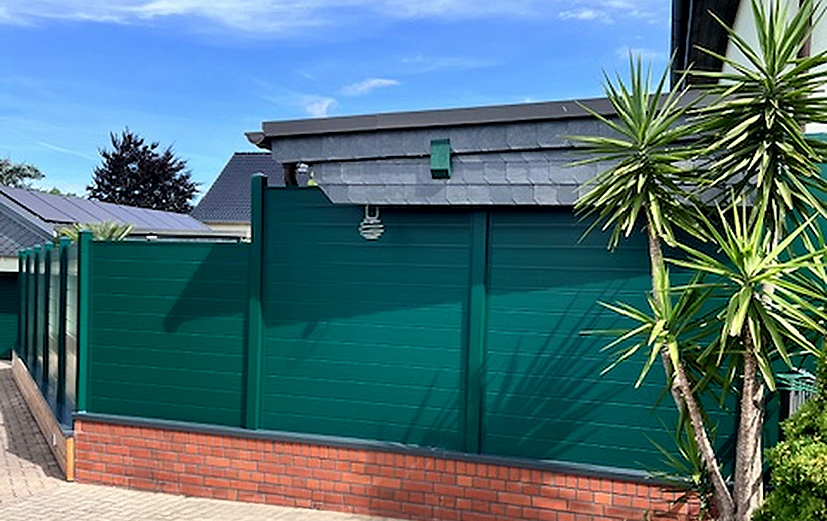 Grüner Abschluss mit Charakter.