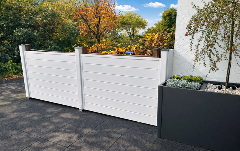 Weiß fasst den Garten neu