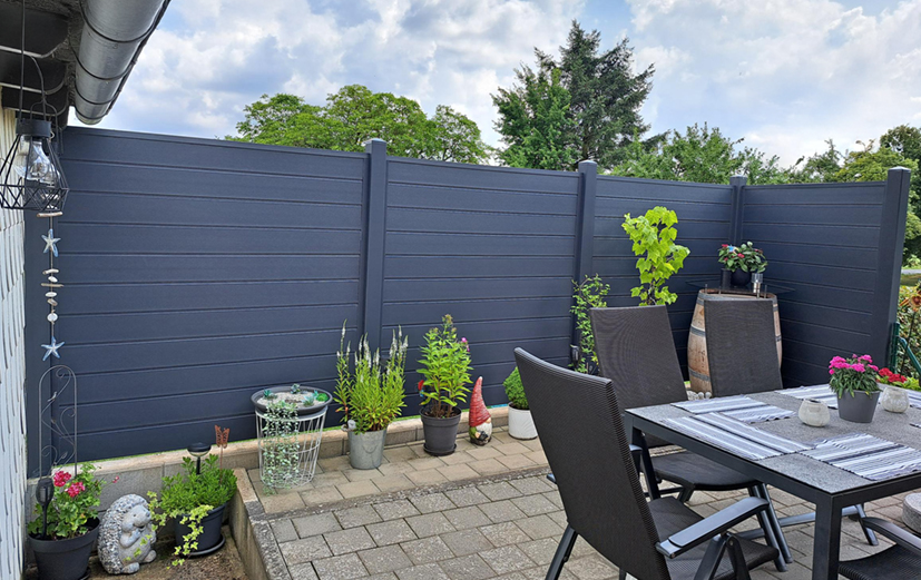 Ruhezone in Anthrazit