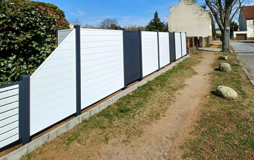 Klarer Weißton, starke Kante