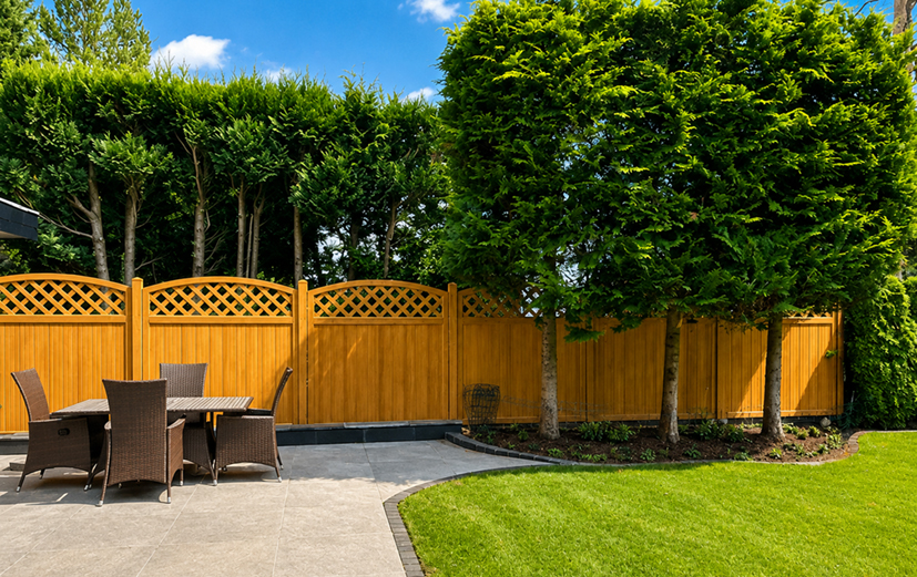 Bergkiefer mit weicher Gartenlinie